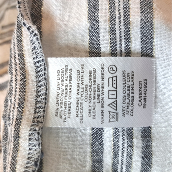 Loft Gray Square Neck Top Size M EUC - Picture 4 of 7